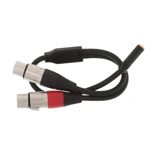 Gatuida Dual Xlr Female Y Splitter Kabel Hochwertiges Audio Kabel für Mikrofon und Mischgeräte Dual Shielded für Optimale Signalübertragung und Minimale Signalverluste Geeignet für Gatuida Dual Xlr Female Y Splitter Kabel Hochwertiges Audio Kabel für Mikrofon und Mischgeräte Dual Shielded für Optimale Signalübertragung und Minimale Signalverluste Geeignet für von Gatuida