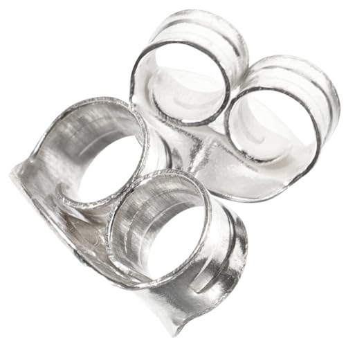 Gatuida Edelstahl Ohrstecker Verschlüsse Hypoallergen DIY Ohrring Stopper Sicherer Halt Schmuckzubehör für Damen und Herren von Gatuida
