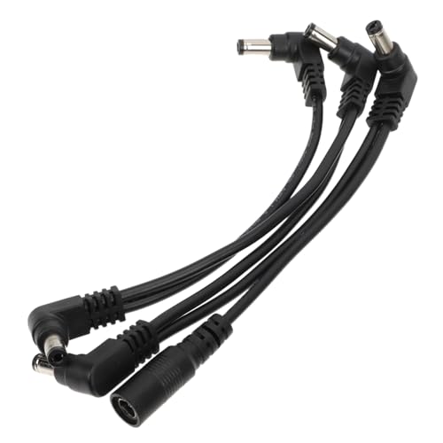 Gatuida Effektgerät Stromkabel für Gitarre Power Supply Kabel Leicht Kompakt Langlebig Geeignet für Musiker und Gitarreneffekte Kompatibel mit Meisten Pedalboards von Gatuida