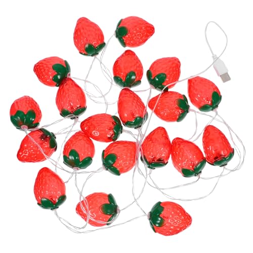 Gatuida Erdbeer LED Lichterkette mit USB Lampen Dekorative Lichter für und Außen für Schlafzimmer Partys Hochzeiten und Garten Dekoration Gatuida Erdbeer LED Lichterkette mit USB Lampen Dekorative Lichter für und Außen für Schlafzimmer Partys Hochzeiten und Garten Dekoration von Gatuida