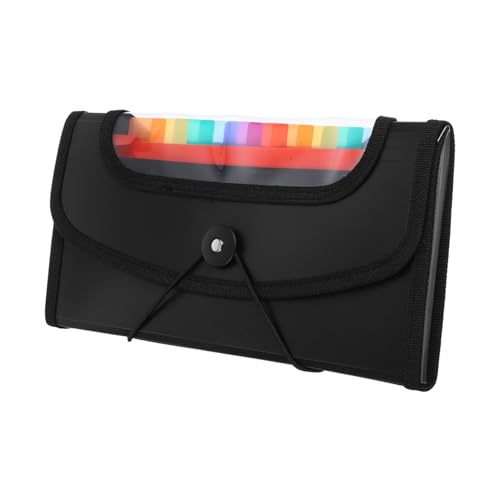 Gatuida Erweiterbarer Beleg Organizer aus Wasserabweisendem Fächer für Dokumentenaufbewahrung und Geld Organizer Eleganter Aktenordner für Büro und Business Schwarz Gatuida Erweiterbarer Beleg Organizer aus Wasserabweisendem Fächer für Dokumentenaufbewahrung und Geld Organizer Eleganter Aktenordner für Büro und Business Schwarz von Gatuida