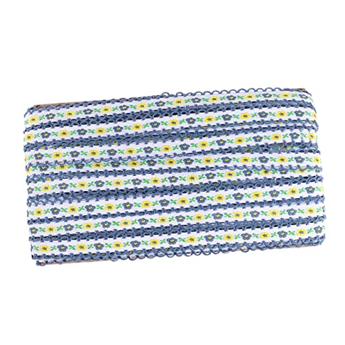 Gatuida Ethnischer Stil Diy Bekleidungszubehör Breites Stickerei Spitzenband mit Blumenmuster Kostümspitze für Kleidung und Accessoires Yards Gatuida Ethnischer Stil Diy Bekleidungszubehör Breites Stickerei Spitzenband mit Blumenmuster Kostümspitze für Kleidung und Accessoires Yards von Gatuida