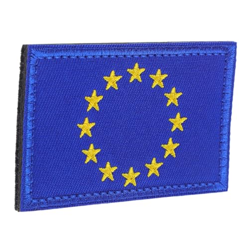 Gatuida Eu Flagge Patch mit Europäische Union Aufnäher für Kleidung Rucksäcke Hüte Besticktes Nylon Strapazierfähig Vielseitig Dekorativ von Gatuida