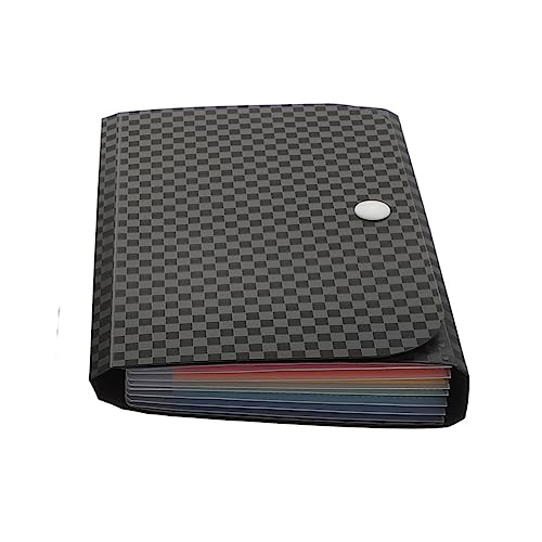 Gatuida Fächermappe Multi Layer Dokumenten Organizer Tragbar Kleine Faltbare Mappe Für Büro Schule Quittungen Gutscheine Tickets von Gatuida