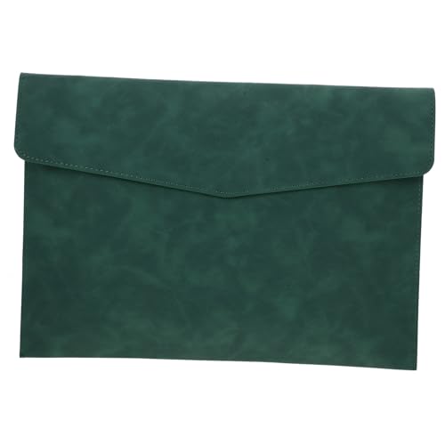 Gatuida Faux Leather Dokumentenmappe Leichte Schmutz und Verschleißfeste Aktentasche mit Praktischem Fächerdesign für Büro Schule und Geschäftsreisen Langlebiger Kunstleder Organizer von Gatuida