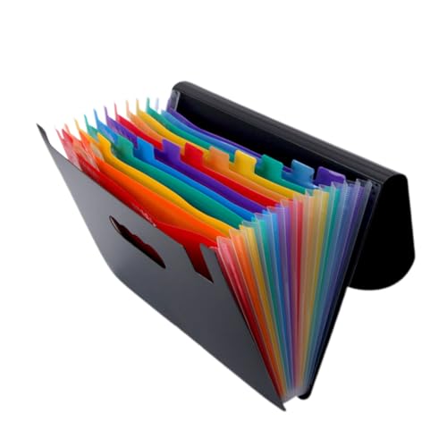 Gatuida File Folder Multilayer Rainbow Accordion Organizer Leichtes Kunststoff Design Fächer Tragbarer Aktenordner für Studenten für Schule Büro Zuhause Gatuida File Folder Multilayer Rainbow Accordion Organizer Leichtes Kunststoff Design Fächer Tragbarer Aktenordner für Studenten für Schule Büro Zuhause von Gatuida