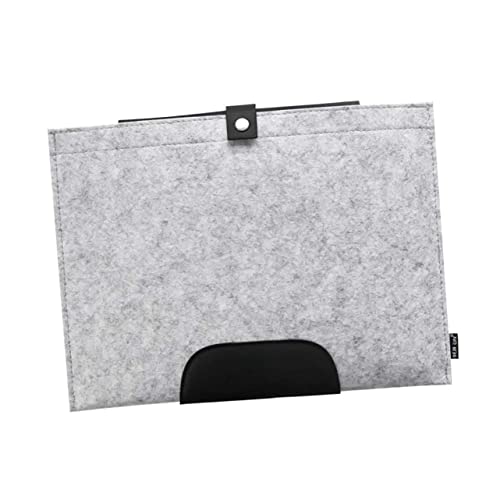 Gatuida Filz Dokumentenmappe Tragbare Ordner Tasche für Büro Schule Aufbewahrung Robuste und Stilvolle Handtasche für Unterlagen Briefe Notizen Hellgrau Gatuida Filz Dokumentenmappe Tragbare Ordner Tasche für Büro Schule Aufbewahrung Robuste und Stilvolle Handtasche für Unterlagen Briefe Notizen Hellgrau von Gatuida