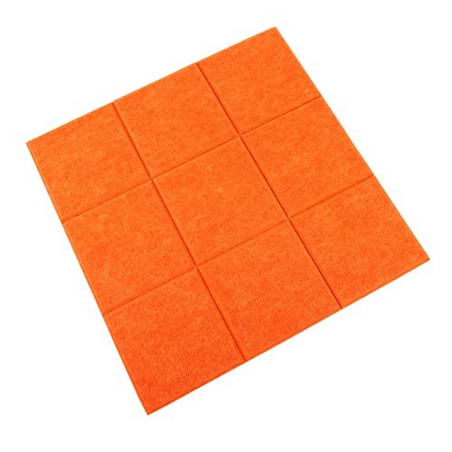 Gatuida Filzplatte Filz Bulletin Boards farbig für Farbe Brief Filzbrett Wand Oh groß Schild Filzbriefboard Filzfliesen Ankündigungsbrett Zeichenbrett Memo-Filztafel chemische Faser Orange von Gatuida