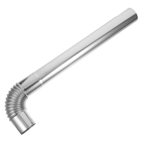 Gatuida Flexible Edelstahl Kaminrohr mit Bogen Hitzebeständiges Ofenrohr für Metallheizofen Einfach zu Montierendes Rauchabzugsrohr für Outdoor Camping und Heimgebrauch Gatuida Flexible Edelstahl Kaminrohr mit Bogen Hitzebeständiges Ofenrohr für Metallheizofen Einfach zu Montierendes Rauchabzugsrohr für Outdoor Camping und Heimgebrauch von Gatuida