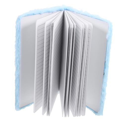 Gatuida Fluffy Notizbuch mit Plüschcover für Schüler Weiches Tagebuch für Notizen Pläne und Kreative Ideen für Schule Büro und Zuhause von Gatuida
