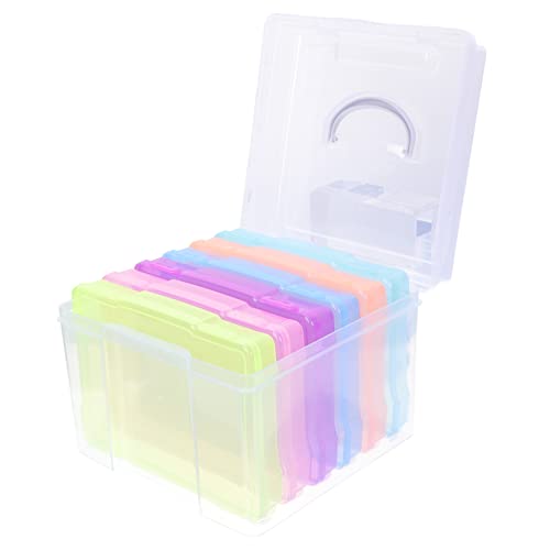 Gatuida Foto Organizer Box mit Snap Design Verschluss Stapelbare Aufbewahrungsbox für Karten und Kleinteile Multifunktionale Sortierbox mit Sicherem Deckel und Robustem Langlebigem Gatuida Foto Organizer Box mit Snap Design Verschluss Stapelbare Aufbewahrungsbox für Karten und Kleinteile Multifunktionale Sortierbox mit Sicherem Deckel und Robustem Langlebigem von Gatuida
