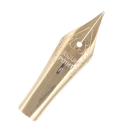 Gatuida Füllfederhalterfeder Füller feiner Tipp Stift Schreiben Bußgeld Signierstiftspitzen Anfänger Metallfedern für Füllfederhalter Kalligraphie-Metallfedern Stiftspitzen-Werkzeug Golden Gatuida Füllfederhalterfeder Füller feiner Tipp Stift Schreiben Bußgeld Signierstiftspitzen Anfänger Metallfedern für Füllfederhalter Kalligraphie-Metallfedern Stiftspitzen-Werkzeug Golden von Gatuida