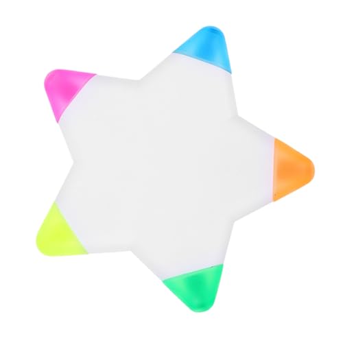 Gatuida Fünfzackiger Stern Textmarker Bunte Kleine Highlighter für Scrapbook DIY Fluoreszierende Marker und Leicht für Schule Büro und Kreative Notizen Gatuida Fünfzackiger Stern Textmarker Bunte Kleine Highlighter für Scrapbook DIY Fluoreszierende Marker und Leicht für Schule Büro und Kreative Notizen von Gatuida