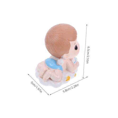 Gatuida Geburtstagstorten Deko Resin Figur Prinz Niedliche Tisch und Kuchenverzierung Kreative Kindergeburtstags Party Dekoration Farbenfrohes für Jungen von Gatuida