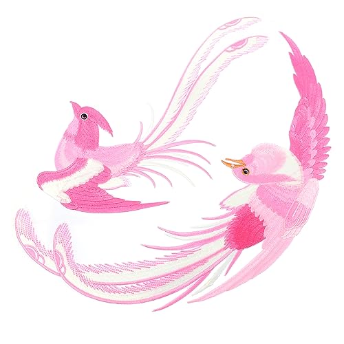 Gatuida Gestickte Vogel Patches für Stoffe Dekorative Applikationen für Nähen für Kleidung Hüte Jeans und Kreative Bastelprojekte Einfach Aufzubügeln Nähen von Gatuida