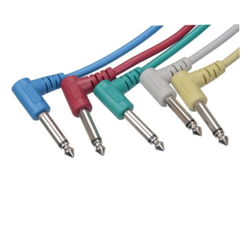 Gatuida Gitarrenkabel Kurz für Effektpedale Hochwertiges Audio Verbindungskabel mit Professionellen Steckern Geräuscharm Farbig Geeignet für Gitarre und Bass PVC Isoliert für Gatuida Gitarrenkabel Kurz für Effektpedale Hochwertiges Audio Verbindungskabel mit Professionellen Steckern Geräuscharm Farbig Geeignet für Gitarre und Bass PVC Isoliert für von Gatuida