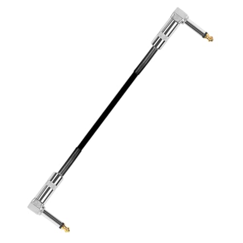 Gatuida Gitarrenkabel mit Metallsteckern Abgewinkeltes Effektpedal Patchkabel PVC Material Geräuschreduzierend Langlebig Geeignet für Elektrische Gitarren und Effektgeräte Gatuida Gitarrenkabel mit Metallsteckern Abgewinkeltes Effektpedal Patchkabel PVC Material Geräuschreduzierend Langlebig Geeignet für Elektrische Gitarren und Effektgeräte von Gatuida