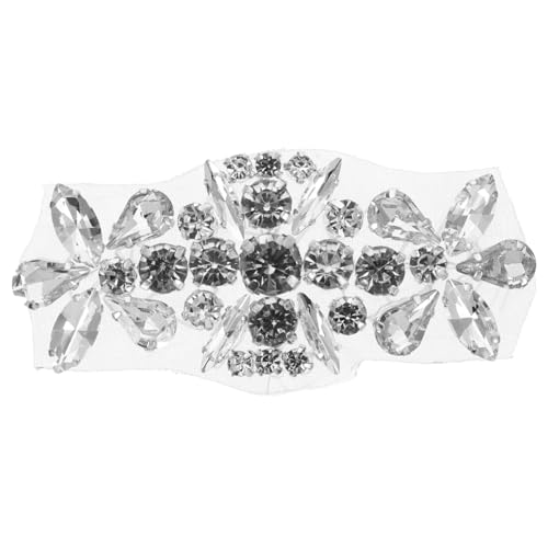 Gatuida Glitzer Strass Gürtel Applikation mit Perlen Selbstklebender Braut Hochzeit Gürtel Funkelnde Pailletten Kleid Aufnäher für DIY Mode und Festliche Anlässe Gatuida Glitzer Strass Gürtel Applikation mit Perlen Selbstklebender Braut Hochzeit Gürtel Funkelnde Pailletten Kleid Aufnäher für DIY Mode und Festliche Anlässe von Gatuida