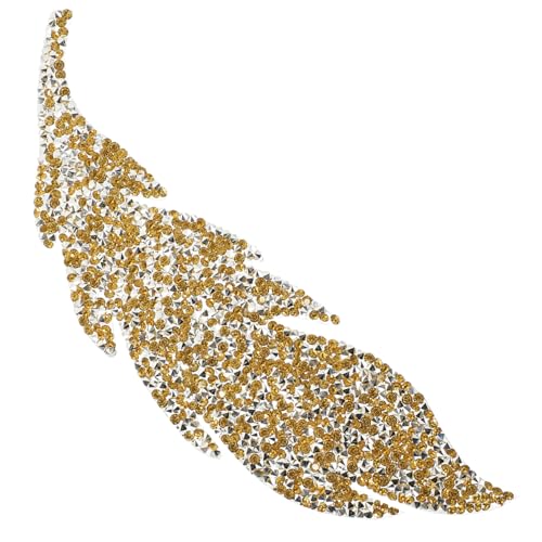 Gatuida Glitzernde Blattförmige Strass Bügelapplikation Hautfreundlich und Langlebig für Kleidung Taschen Hüte und DIY Accessoires Einfache Anwendung Kompakt und Praktisch Gatuida Glitzernde Blattförmige Strass Bügelapplikation Hautfreundlich und Langlebig für Kleidung Taschen Hüte und DIY Accessoires Einfache Anwendung Kompakt und Praktisch von Gatuida