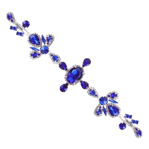 Gatuida Glitzernde Strass Applikation Wasserfallkette zur Schuh und Taschenverzierung Modischer Kristallbesatz für Kleidung Jeans Hüte DIY Accessoires Langlebiges Schmuckband in Blau Gatuida Glitzernde Strass Applikation Wasserfallkette zur Schuh und Taschenverzierung Modischer Kristallbesatz für Kleidung Jeans Hüte DIY Accessoires Langlebiges Schmuckband in Blau von Gatuida