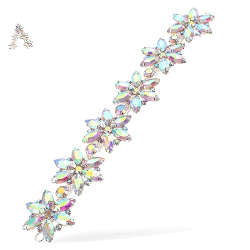Gatuida Glitzernde Strass Applikation für Hochzeitsgürtel DIY Blumen Patch für Kleidung Accessoires und Handarbeiten Hochwertige Langlebige Verzierungen mit Sicherem Material und Gatuida Glitzernde Strass Applikation für Hochzeitsgürtel DIY Blumen Patch für Kleidung Accessoires und Handarbeiten Hochwertige Langlebige Verzierungen mit Sicherem Material und von Gatuida