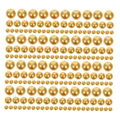 Gatuida Goldene Imitationsperlen Gemischt Hochglänzende Kunstperlen ohne Bohrung Vielseitige Vasenfüllung DIY Bastelperlen für Hochzeits und Partydekorationen Robust und Sicher Gatuida Goldene Imitationsperlen Gemischt Hochglänzende Kunstperlen ohne Bohrung Vielseitige Vasenfüllung DIY Bastelperlen für Hochzeits und Partydekorationen Robust und Sicher von Gatuida