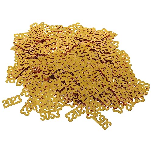 Gatuida Goldenes Neujahrs Konfetti Pack Tischdeko Party Streudeko Festliche Streusplitt für Silvester Feier und Party Layout Gatuida Goldenes Neujahrs Konfetti Pack Tischdeko Party Streudeko Festliche Streusplitt für Silvester Feier und Party Layout von Gatuida