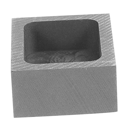 Gatuida Graphit Barrenform Gießform für Schmuckherstellung Hochtemperaturbeständig Metallgussform Graphit für Gold und Silberschmelze Selbstgemacht Schmuckherstellung von Gatuida