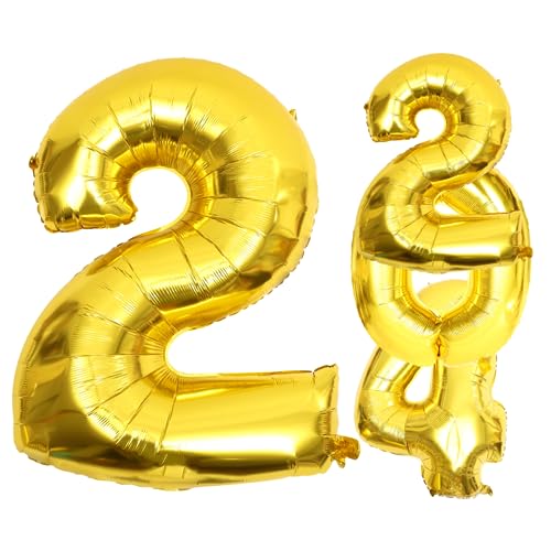 Gatuida Große Zahlen Folienballons Set Dekorative Luftballons für Neujahrsfeiern Geburtstagsfeiern Hochzeiten und Besondere Anlässe für Tisch und Wanddekorationen Gatuida Große Zahlen Folienballons Set Dekorative Luftballons für Neujahrsfeiern Geburtstagsfeiern Hochzeiten und Besondere Anlässe für Tisch und Wanddekorationen von Gatuida