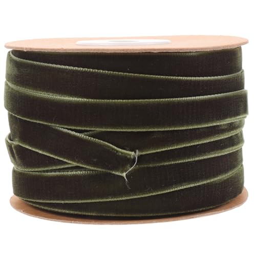 Gatuida Grünes Breites Einseitiges Samtband Rolle Schneidbares Geschenkband für DIY Geschenkverpackung Bastelprojekte und Festliche Wohnkultur Gatuida Grünes Breites Einseitiges Samtband Rolle Schneidbares Geschenkband für DIY Geschenkverpackung Bastelprojekte und Festliche Wohnkultur von Gatuida