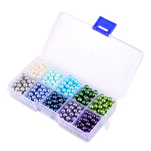 Gatuida Grünes DIY Glasperlen Runde Lose Perlen für Schmuckherstellung Armbänder Bastelbedarf Langlebig und Vielseitig Einsetzbar Gatuida Grünes DIY Glasperlen Runde Lose Perlen für Schmuckherstellung Armbänder Bastelbedarf Langlebig und Vielseitig Einsetzbar von Gatuida