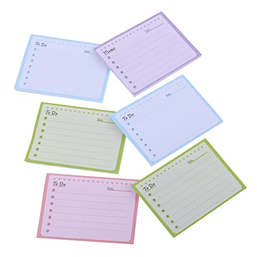 Gatuida Haftnotizen Bunte Selbstklebende Memo Pads für Schule und Büro Praktische Notizzettel Verschiedenen Farben für Erinnerungen und Notizen Ohne Rückstände Ablösbar Zufällige Farbe von Gatuida