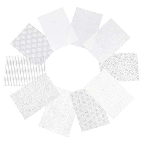 Gatuida Hand Account Scrapbooking Papier Netzgewebe Strukturierter Dekorations Basisblock Format für DIY Karten Notizbücher Geschenkverpackungen Kreative Bastelarbeiten von Gatuida