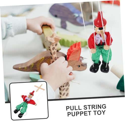 Gatuida Handgefertigte Marionette Holzpuppe mit Ziehschnur Kreative Fadenpuppe für Fein Gearbeitete Holzfigur zum Dekorieren und Theaterspielen für und Kinderaktivitäten Zufällige Farbe Gatuida Handgefertigte Marionette Holzpuppe mit Ziehschnur Kreative Fadenpuppe für Fein Gearbeitete Holzfigur zum Dekorieren und Theaterspielen für und Kinderaktivitäten Zufällige Farbe von Gatuida
