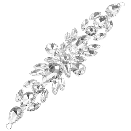 Gatuida Handgefertigte Strass Applikation Tropfenförmig für DIY Hochzeit Gürtel Kleid Dekoration Schuhe Accessoire Weiß Glänzend Patches zum Aufnähen und Basteln Gatuida Handgefertigte Strass Applikation Tropfenförmig für DIY Hochzeit Gürtel Kleid Dekoration Schuhe Accessoire Weiß Glänzend Patches zum Aufnähen und Basteln von Gatuida