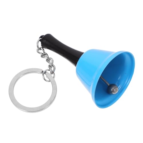 Gatuida Handglocke aus Metall für Mini Rassel mit Schlüsselanhänger Dekorative Tischglocke für Unterricht und Spiel Fördert die Auditive Entwicklung Blau Gatuida Handglocke aus Metall für Mini Rassel mit Schlüsselanhänger Dekorative Tischglocke für Unterricht und Spiel Fördert die Auditive Entwicklung Blau von Gatuida