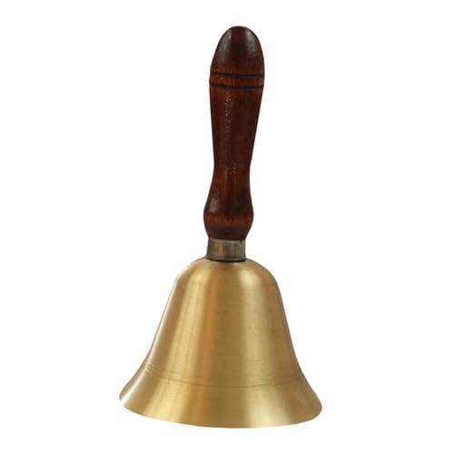 Gatuida Handglocke aus Reinem Kupfer mit Holzgriff Kreative Party Dekoration für Festliche Anlässe Laut für Schule und Hochzeiten Gatuida Handglocke aus Reinem Kupfer mit Holzgriff Kreative Party Dekoration für Festliche Anlässe Laut für Schule und Hochzeiten von Gatuida