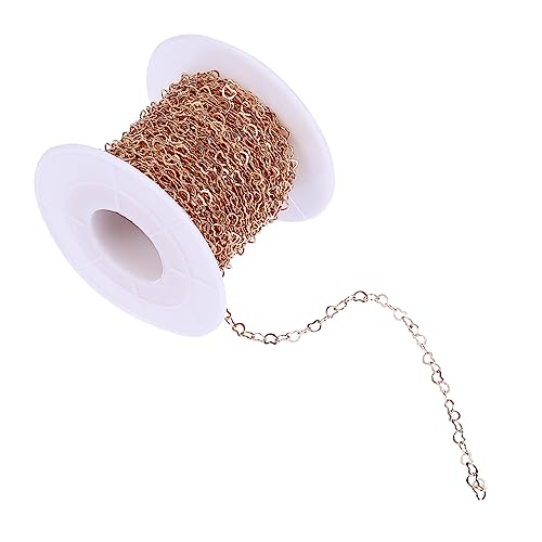 Gatuida Herz Link Kette DIY Schmuckherstellung Kupferkette für Pullover für Armbänder und Perfektes Bastelzubehör für Kreative Gatuida Herz Link Kette DIY Schmuckherstellung Kupferkette für Pullover für Armbänder und Perfektes Bastelzubehör für Kreative von Gatuida