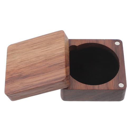 Gatuida Holz Münzhalter Aus Walnussholz Mit Magnetverschluss Für Sammler Vintage-schmuckkästchen Mit Innenfutter Für Einzelne Münzen Und Medaillen Gatuida Holz Münzhalter Aus Walnussholz Mit Magnetverschluss Für Sammler Vintage-schmuckkästchen Mit Innenfutter Für Einzelne Münzen Und Medaillen von Gatuida