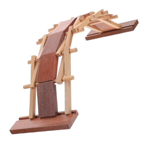 Gatuida Holzbausatz DIY Arch Bridge aus Naturholz Handgefertigtes Interaktives Wissenschaftsspielzeug Pädagogisches Bastelset für Kreativität und Feinmotorik Gatuida Holzbausatz DIY Arch Bridge aus Naturholz Handgefertigtes Interaktives Wissenschaftsspielzeug Pädagogisches Bastelset für Kreativität und Feinmotorik von Gatuida