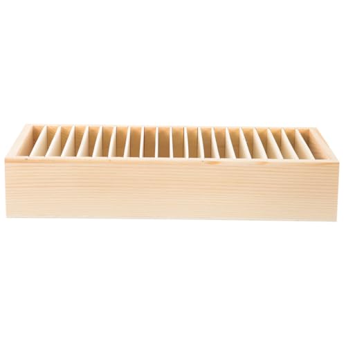 Gatuida Holzbox für Geschenkband Aufbewahrung Langlebiger Geschenkbandhalter mit Einfachem Design Vielseitiger Bandorganizer für Bastelbedarf Zuhause und Geschäft für DIY Geschenke und von Gatuida