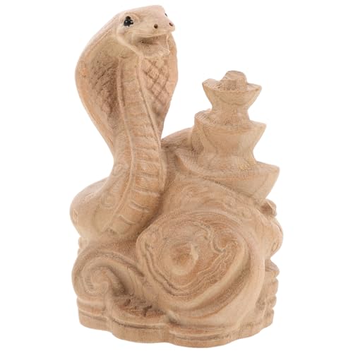 Gatuida Holzfigur Schlange Chinesische Feng Shui Statue Dekoration für Zuhause Einzigartiges für Schreibtisch und Wohnzimmer Jahr der Schlange Ornamente Gatuida Holzfigur Schlange Chinesische Feng Shui Statue Dekoration für Zuhause Einzigartiges für Schreibtisch und Wohnzimmer Jahr der Schlange Ornamente von Gatuida