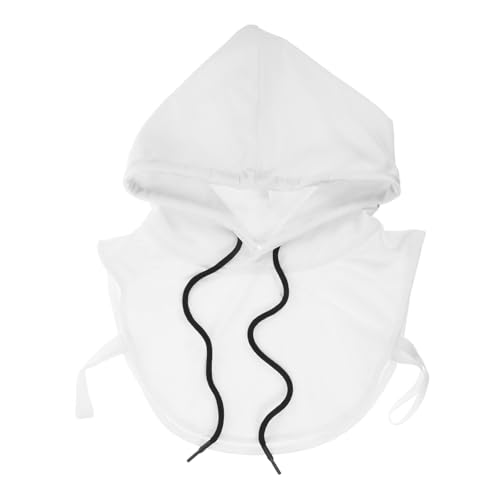 Gatuida Hooded Fake Collar Weiß Abnehmbar Sweatshirt Stil Kragen Einsatz Unisex Hals Accessoire für Jahreszeiten Schnelles Styling Vielseitig Kombinierbar Saisonal Komfortabel Gatuida Hooded Fake Collar Weiß Abnehmbar Sweatshirt Stil Kragen Einsatz Unisex Hals Accessoire für Jahreszeiten Schnelles Styling Vielseitig Kombinierbar Saisonal Komfortabel von Gatuida