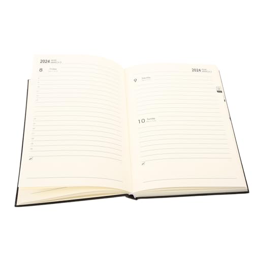 Gatuida Jahresplaner Tagesplaner Notizbuch Schwarzes Ledercover Planungsbuch für Studenten Reisende Büroangestellte Lehrer Daily Schedule Organizer Gatuida Jahresplaner Tagesplaner Notizbuch Schwarzes Ledercover Planungsbuch für Studenten Reisende Büroangestellte Lehrer Daily Schedule Organizer von Gatuida