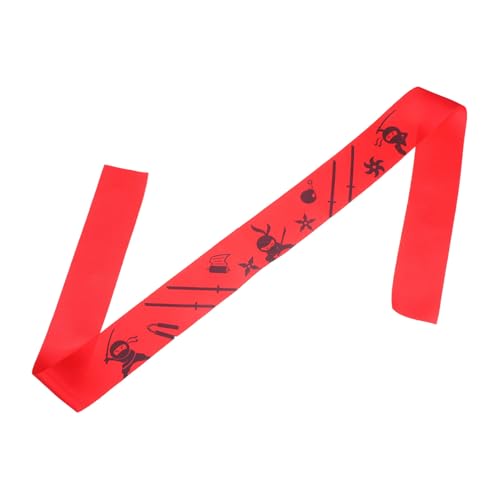 Gatuida Japanisches Stirnband Ninja Print Atmungsaktiv Verstellbar Für Karate Training Koch Zubehör Und Party Dekoration von Gatuida