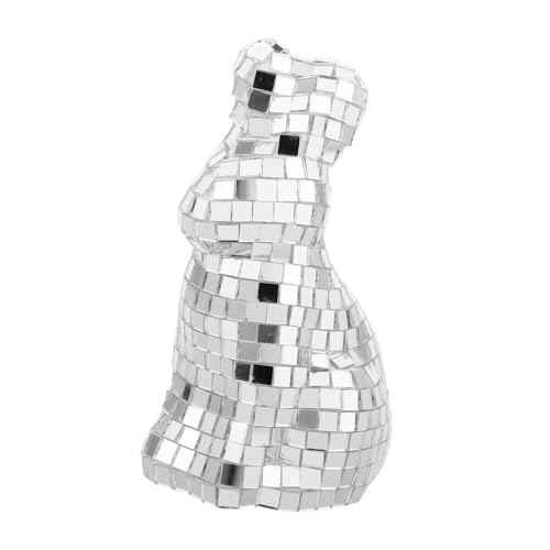 Gatuida Kaninchen-Verzierung Kaninchenfigur Dekoratives Kaninchen Kaninchen- Glas Silver Gatuida Kaninchen-Verzierung Kaninchenfigur Dekoratives Kaninchen Kaninchen- Glas Silver von Gatuida