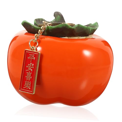 Gatuida Keramik Ornament Kleines Dekoratives Persimmon Figürchen mit Langlebigem Keramik und Legierungsmaterial Kompakt und Leicht für Neujahrsdekoration Wohnzimmer Schreibtisch Gatuida Keramik Ornament Kleines Dekoratives Persimmon Figürchen mit Langlebigem Keramik und Legierungsmaterial Kompakt und Leicht für Neujahrsdekoration Wohnzimmer Schreibtisch von Gatuida