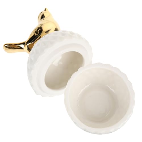 Gatuida Keramik Schmuckkästchen Tierdesign Kleine Schmuckdose mit Ausreichend Stauraum Vielseitiger Schmuck Organizer für Ringe Ohrringe Anhänger Dekorative Aufbewahrung für Zuhause und Gatuida Keramik Schmuckkästchen Tierdesign Kleine Schmuckdose mit Ausreichend Stauraum Vielseitiger Schmuck Organizer für Ringe Ohrringe Anhänger Dekorative Aufbewahrung für Zuhause und von Gatuida