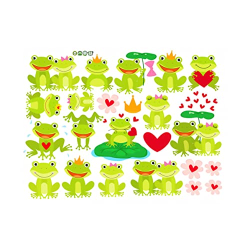 Gatuida Kinderzimmer Wandtattoo Frosch Motiv Abnehmbarer Wasserdichter PVC Wandsticker in Hellgrün Kreative Wanddeko für Schlafzimmer und Wohnzimmer Rückstandsfrei Entfernbar Einfache Gatuida Kinderzimmer Wandtattoo Frosch Motiv Abnehmbarer Wasserdichter PVC Wandsticker in Hellgrün Kreative Wanddeko für Schlafzimmer und Wohnzimmer Rückstandsfrei Entfernbar Einfache von Gatuida