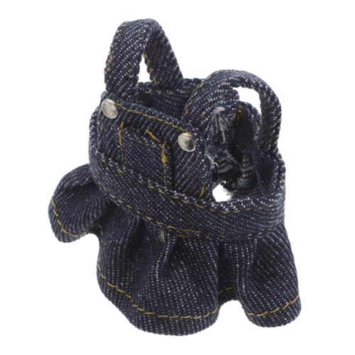 Gatuida Kleidung für Plüschspielzeug Austauschbares Outfit für Kreative Rollenspiele Denim Overall für Mini Puppen von Gatuida